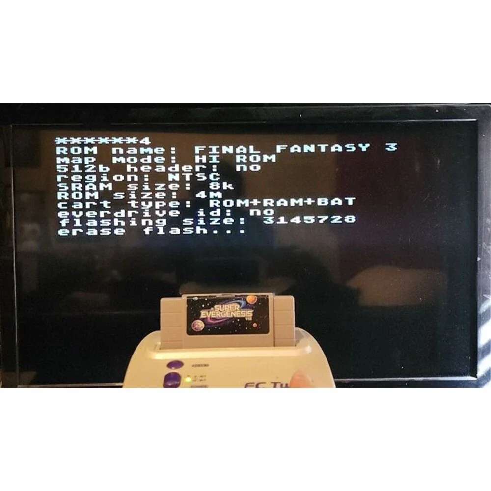 Super Nintendo 3000 in 1 Multi Video Game Cart SNES Retro Gaming Grey
